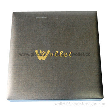 Elegant leather box with velvet inside,for pendant necklace